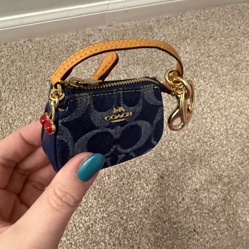 Coach mini Nolita bag charm